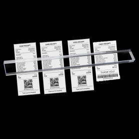 Porte Bon Commande Cuisine ChèQues - Acrylique Transparent ReçU Papier Pince Caisse Gastronomique Patte Fixation Pour Catering