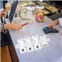 Porte Bon Commande Cuisine ChèQues - Acrylique Transparent ReçU Papier Pince Caisse Gastronomique Patte Fixation Pour Catering, 