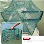 2 Pcs Piège À Poisson, Nylon Pliable pour Appâts, Piège De Pêche Portable pour Piège À Écrevisses Appâts pour Attraper De Petits