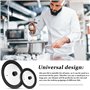 Couvercle Universel En Verre, Couvercle En Verre, Couvercle Universel Couvercles Universels En Verre Avec Bord En Silicone, Pour