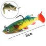 Appâts De Pêche 3D Appâts De Pêche Truite Appâts De Pêche Souples Leurre De Pêche Petit Ensemble De Leurres De Pêche Brochet pou