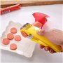 Coupe-Banane en Acier Inoxydable,Forreen 3 Pièces Banane Trancheuse Multifonctionnel Portable Banane Slicer avec 6 Lames pour Sa
