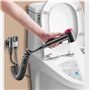Douchette à Main pour Toilettes Réglable avec Tuyau de 3 m et Support à Cliquet - Pulvérisateur Manuel pour Animaux de Compagnie