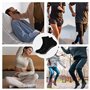 Chaussettes Pilates Yoga Chaussettes Antidérapantes/Chaussettes Pilates en Coton,Chaussette Antidérapante Pour Femmes Et Hommes 