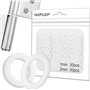 NXPUXP 60 Pièces Rondelles en Plastique Pour Portes de Chambre