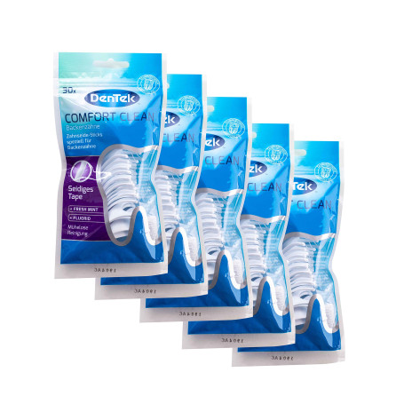 5 bâtonnets de fil dentaire DenTek Comfort Clean