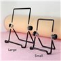 Décorative Photo Cadre Support Présentoirs Noir Photo Chevalet Tablette Pliable Réglable Chevalet Fer Supports de Présentation P