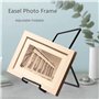 Décorative Photo Cadre Support Présentoirs Noir Photo Chevalet Tablette Pliable Réglable Chevalet Fer Supports de Présentation P