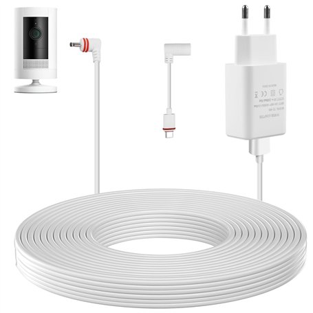 Câble d'alimentation et adaptateur pour appareil photo d'extérieur de 7