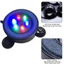 GOMETY Kit d'ornement volcan d'aquarium avec pompe à air, lumière LED changeante de couleur, kit de décoration volcan pour réser