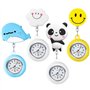GOMETY Lot de 4 montres d'infirmière rétractables - Avec pointeur lumineux - Pour médecin