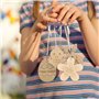 Pendentif en Bois de Pâques, 252 pièces Ornements de Pâques en Bois, Bricolage Artisanat de Pâques, Ornements Suspendus de Pâque