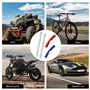 2 Pièces Demonte Pneu Moto 30 cm Demonte Pneu Trottinette avec 2 Jantes Protecteurs Démonte Pneu Voiture Métal Démonte-Pneus Man