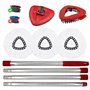 Tête de Balai rotative et Accessoires de Rechange Compatible Vileda Turbo Microfibre 2 têtes Microfibres+1poignée+1base+1brosse