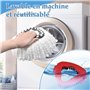 Tête de Balai rotative et Accessoires de Rechange Compatible Vileda Turbo Microfibre 2 têtes Microfibres+1poignée+1base+1brosse 
