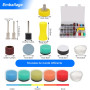 Disque Abrasif 25 mm Velcro 268 pcs, Disques de Ponçage Mouillé et sec, Disque a Poncer pour Dremel, Disque Ponceuse pour Perceu