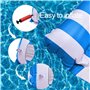 Liuer 2PCS Flottantes Hamac Gonflable Bouées et Matelas gonflables Hamac Flottant Chaise Longue Flottantes Portable Flotteur Ult
