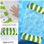 Liuer 2PCS Flottantes Hamac Gonflable Bouées et Matelas gonflables Hamac Flottant Chaise Longue Flottantes Portable Flotteur Ult