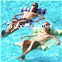 Liuer 2PCS Flottantes Hamac Gonflable Bouées et Matelas gonflables Hamac Flottant Chaise Longue Flottantes Portable Flotteur Ult
