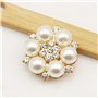 QUHEEE Fleurs Strass Dos Plat Cristal Ornements De Boutons en Strass pour La Fabrication De Bijoux Bijoux De Décoration De Fête 