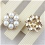 QUHEEE Fleurs Strass Dos Plat Cristal Ornements De Boutons en Strass pour La Fabrication De Bijoux Bijoux De Décoration De Fête 