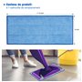 6PCS Lingettes Reutilisable pour Swiffer WetJet Wood, Lingette Recharges Bleu pour Swiffer Parquet WetJet Balai Spray
