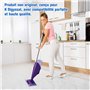6PCS Lingettes Reutilisable pour Swiffer WetJet Wood, Lingette Recharges Bleu pour Swiffer Parquet WetJet Balai Spray