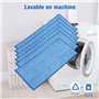 6PCS Lingettes Reutilisable pour Swiffer WetJet Wood, Lingette Recharges Bleu pour Swiffer Parquet WetJet Balai Spray
