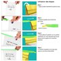 32PCS Clip Fermeture Sachet Pinces Réutilisables, Polypropylène (PP) Alimentaire D'étanchéité Clips Multicolore pour sceller les