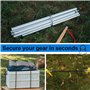 8 Pièces Tendeurs Elastique avec Crochets, 30cm avec Dispositif de Sécurité Tendeur Bache, Tendeur Robuste Convient aux Voiles S