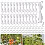 25 avec Cordes Clips pour Plantes