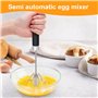 Semi-Automatique Rotatif Mini Fouet Cuisine pour Mélanger