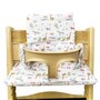 WANDGU Coussin de Chaise Haute Stokke: Coussin de Siège Doux pour Bébés et Tout Petit avec Revêtement Laminé