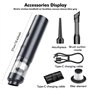 mini aspirateur portable 13000 Pa avec charge rapide de type C