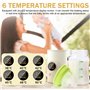6 températures réglables 38-50 °