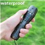 Llys Colors 5 modes Zoomable lampe de poche lumière rouge/vert/blanc LED lampe de poche torche avec aimant