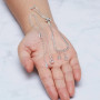 Philip Jones Ensemble d'amitié solitaire plaqué argent créé avec des cristaux Zircondia®