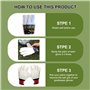 Lot de 3 bouteilles de gants de gardien de but Grip Spray Grip Spray pour gants de gardien de but, gants de football, gants de f