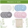 16 Coton Demaquillant Lavable Reutilisable