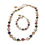 KONFEN Parure Bijoux Zircon Femme