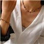KONFEN Parure Bijoux Zircon Femme, Ensemble Collier Bracelet avec Zircon Cubique Coloré, 2 Pièces Bijoux Necklace Bracelet Parur