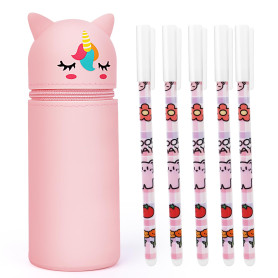 Trousse à Crayons en Silicone