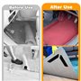 PBUSPU 24 Pinces Rug Grippers, Anti Derapant Tapis,éutilisables et lavables Autocollants Réutilisables pour Maintenir Le Tapis v