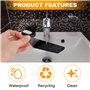 PBUSPU 24 Pinces Rug Grippers, Anti Derapant Tapis,éutilisables et lavables Autocollants Réutilisables pour Maintenir Le Tapis v