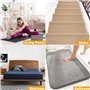 PBUSPU 24 Pinces Rug Grippers, Anti Derapant Tapis,éutilisables et lavables Autocollants Réutilisables pour Maintenir Le Tapis v