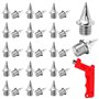 PBUSPU 60pcs Pointes de Piste 7mm