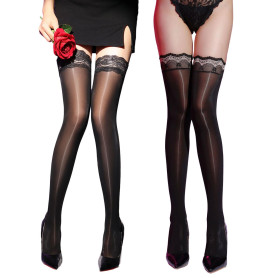 EMOTTOS Bas Autofixants Femme 2 Paires