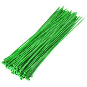 100 pièces Collier de Serrage en Nylon Vert