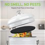 8 Pièces Filtres Compost Ronds, Filtres à Charbon Actif Filtre Anti-Odeur pour Poubelles à Compost Ronds, Convient aux Poubelles