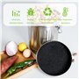 8 Pièces Filtres Compost Ronds, Filtres à Charbon Actif Filtre Anti-Odeur pour Poubelles à Compost Ronds, Convient aux Poubelles